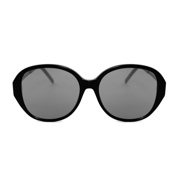 Saint Laurent Oval Sunglasses SLM48S BK 003 57 main image 5